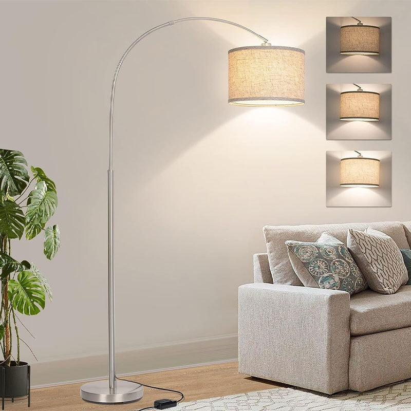 Lampadaire Arqué Minimaliste – Style Fishing