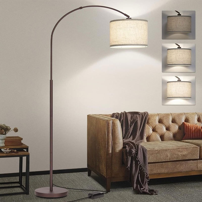 Lampadaire Arqué Minimaliste – Style Fishing