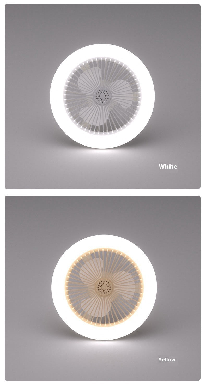 Ventilateur Plafonnier LED avec Télécommande — E27