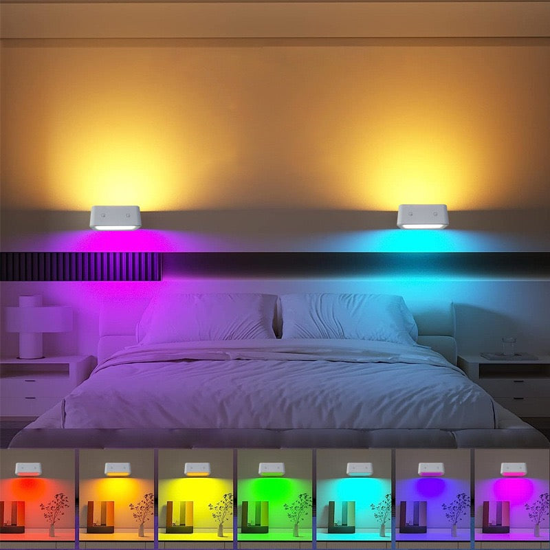Bandeau LED Tête de Lit Double Face Rechargeable USB