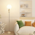 Lampadaire Vertical Boule en Verre - Ambiance Cocooning