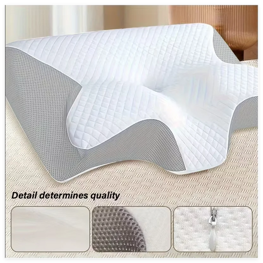Oreiller cervical ergonomique - Mousse à mémoire de forme