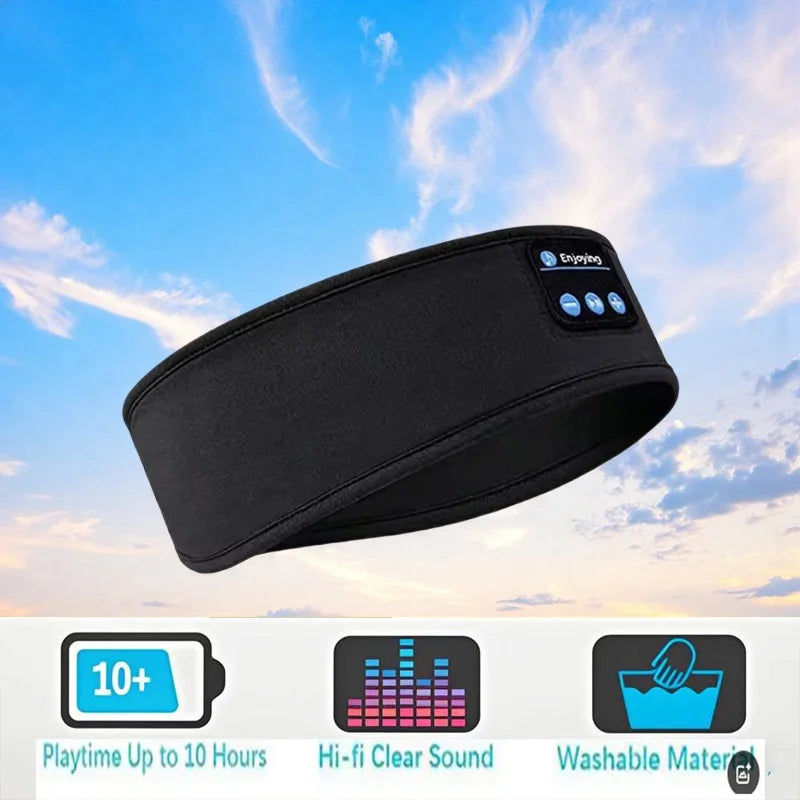 Masque de sommeil Bluetooth - Bandeau musical sans fil pour dormir