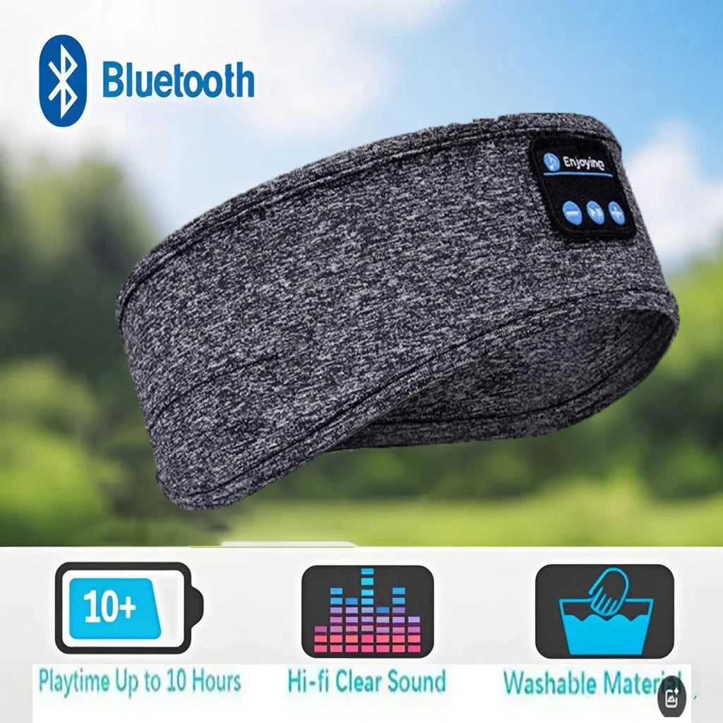 Masque de sommeil Bluetooth - Bandeau musical sans fil pour dormir