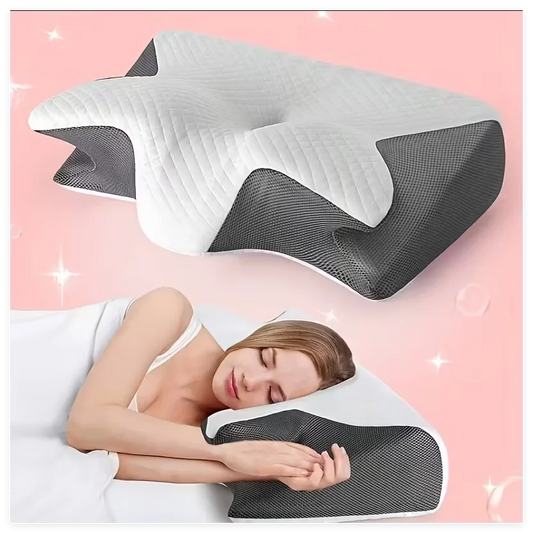 Oreiller cervical ergonomique - Mousse à mémoire de forme