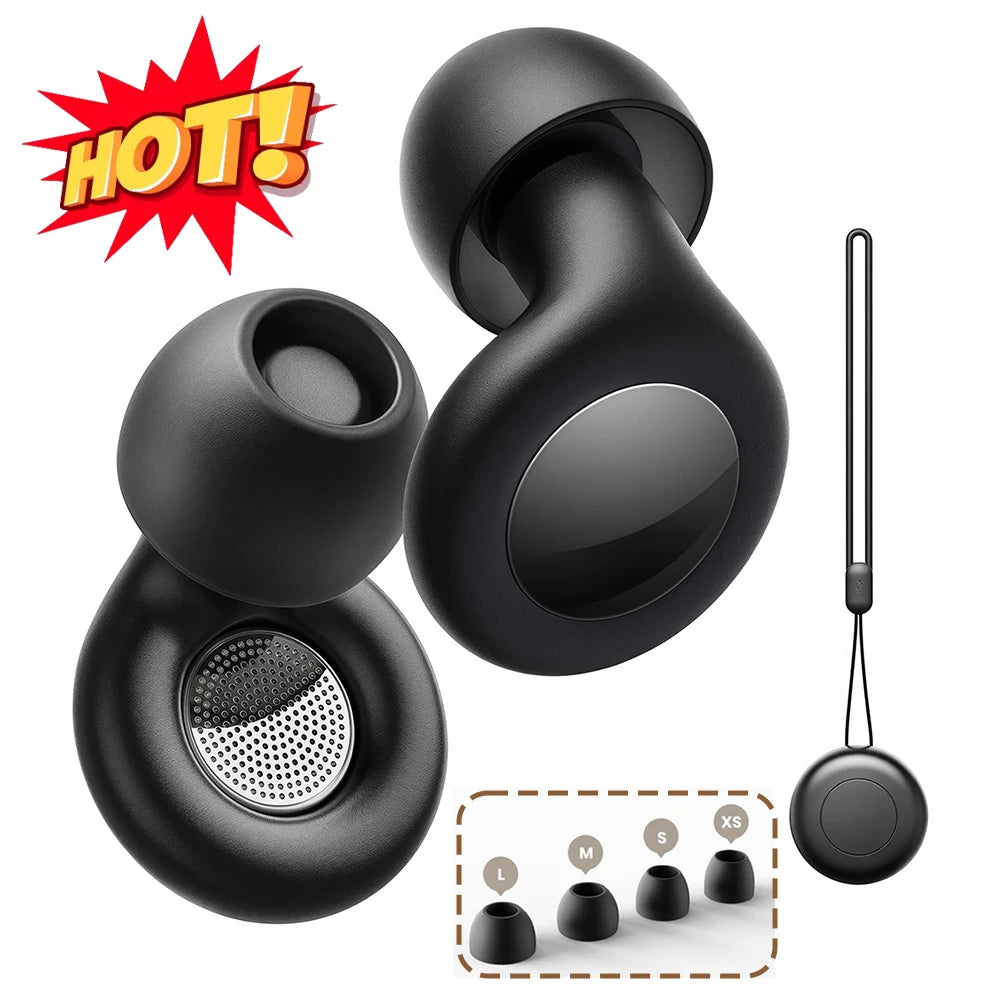 Silicone earplugs - Noise reduction for sleeping