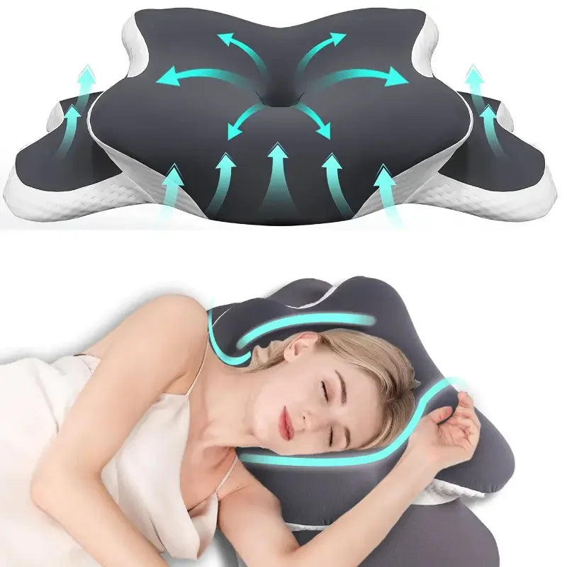 Oreiller orthopédique rafraîchissant - Mousse à mémoire de forme