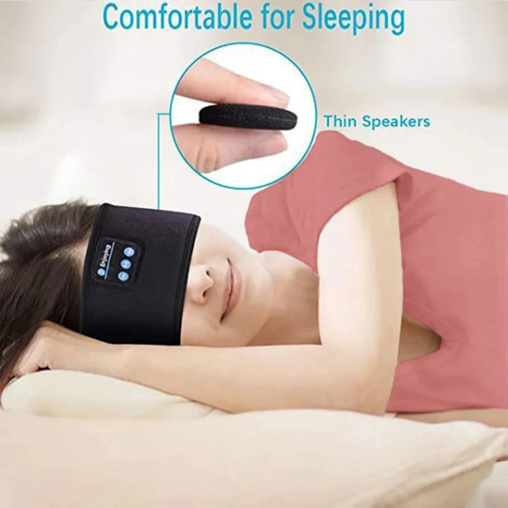 Masque de sommeil Bluetooth - Bandeau musical sans fil pour dormir